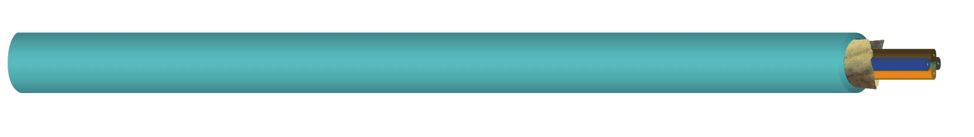 ymtown  OCC-DZ006TALT9QP - 6F 50M OM3 I/O PLNM Aqua Jkt FIBER